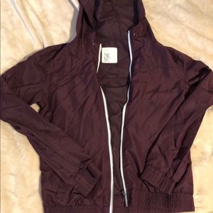 Maroon Windbreaker